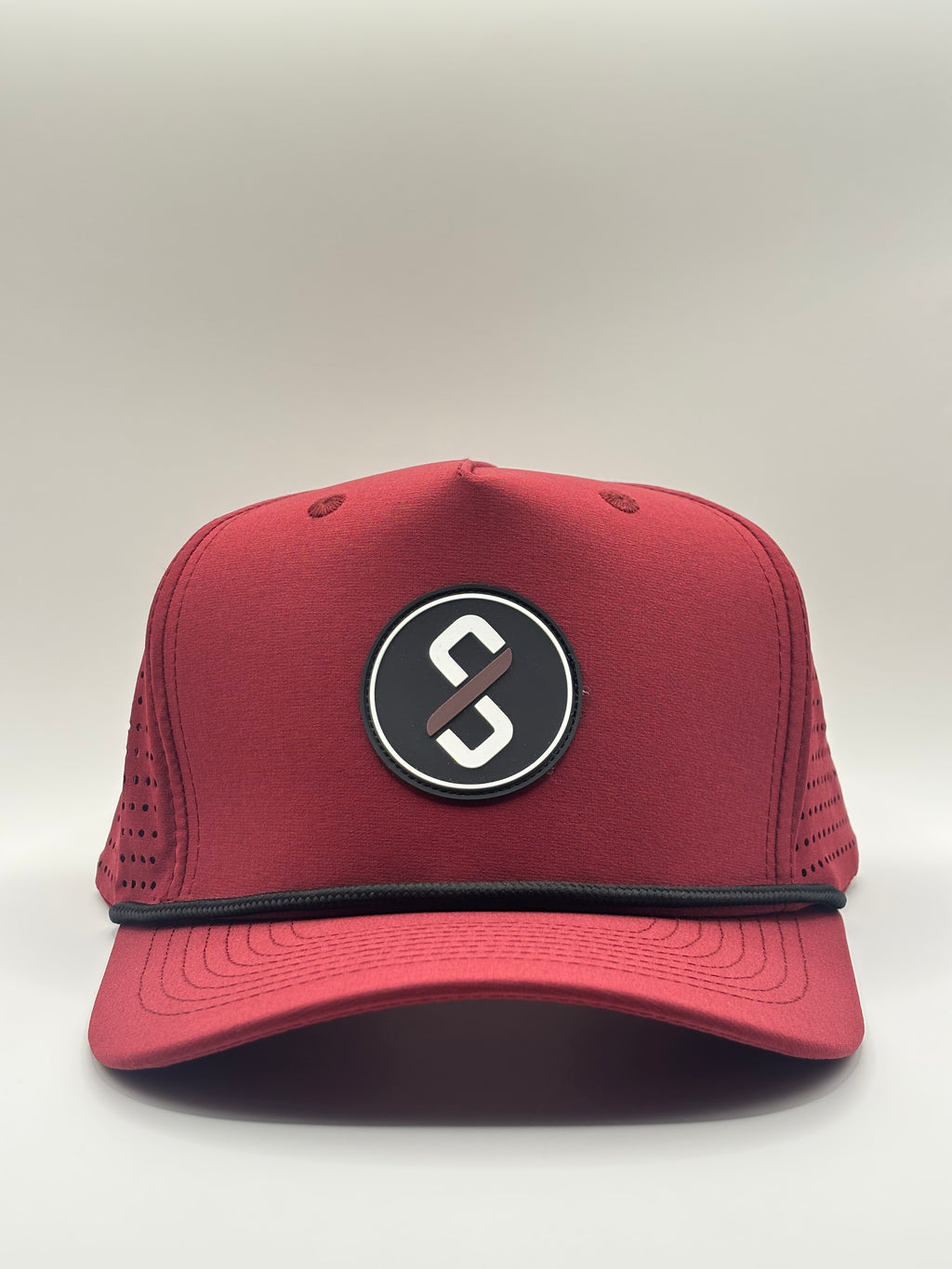 High Crown Performance Rope Hat - Maroon