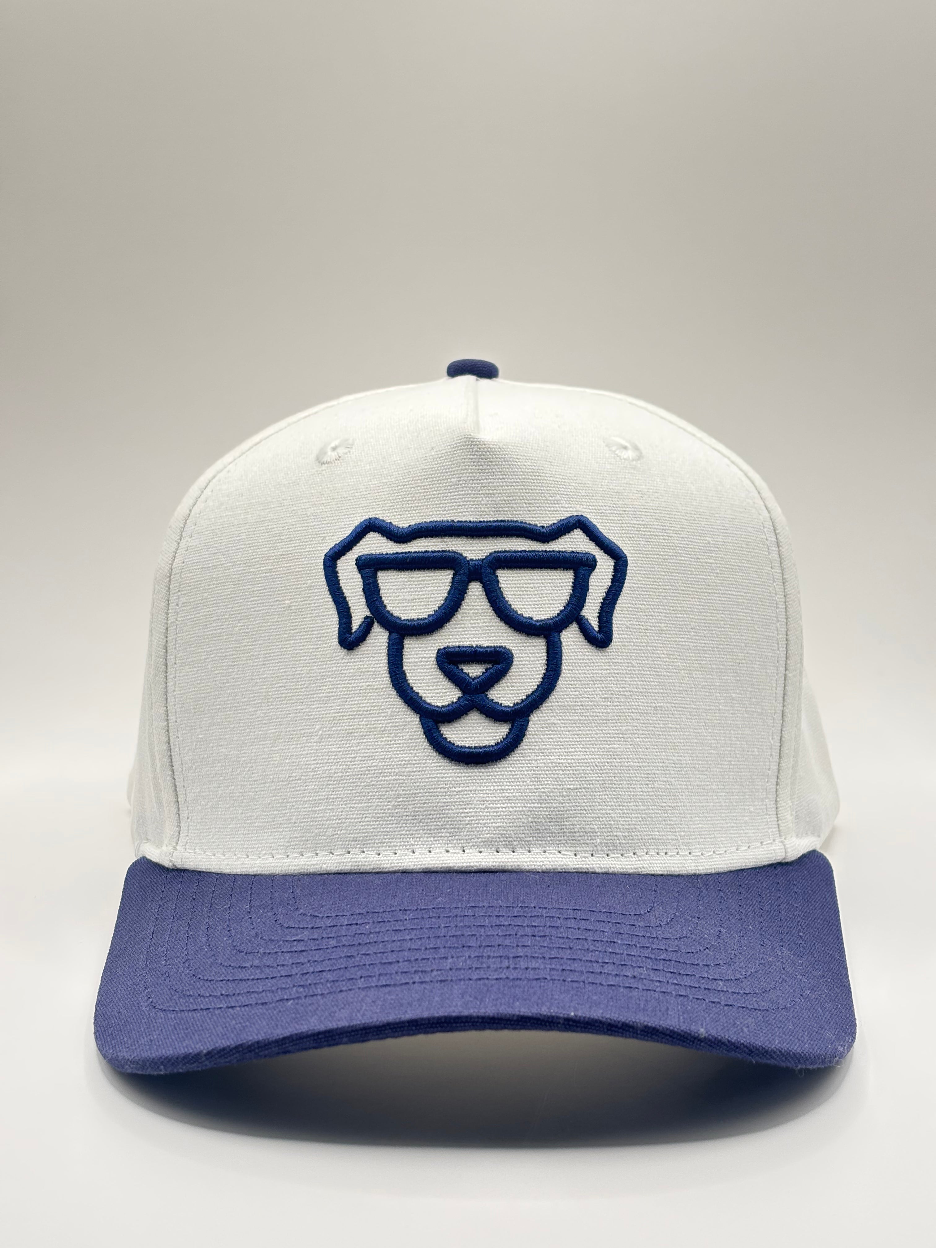 Wally's Hat - White and Navy