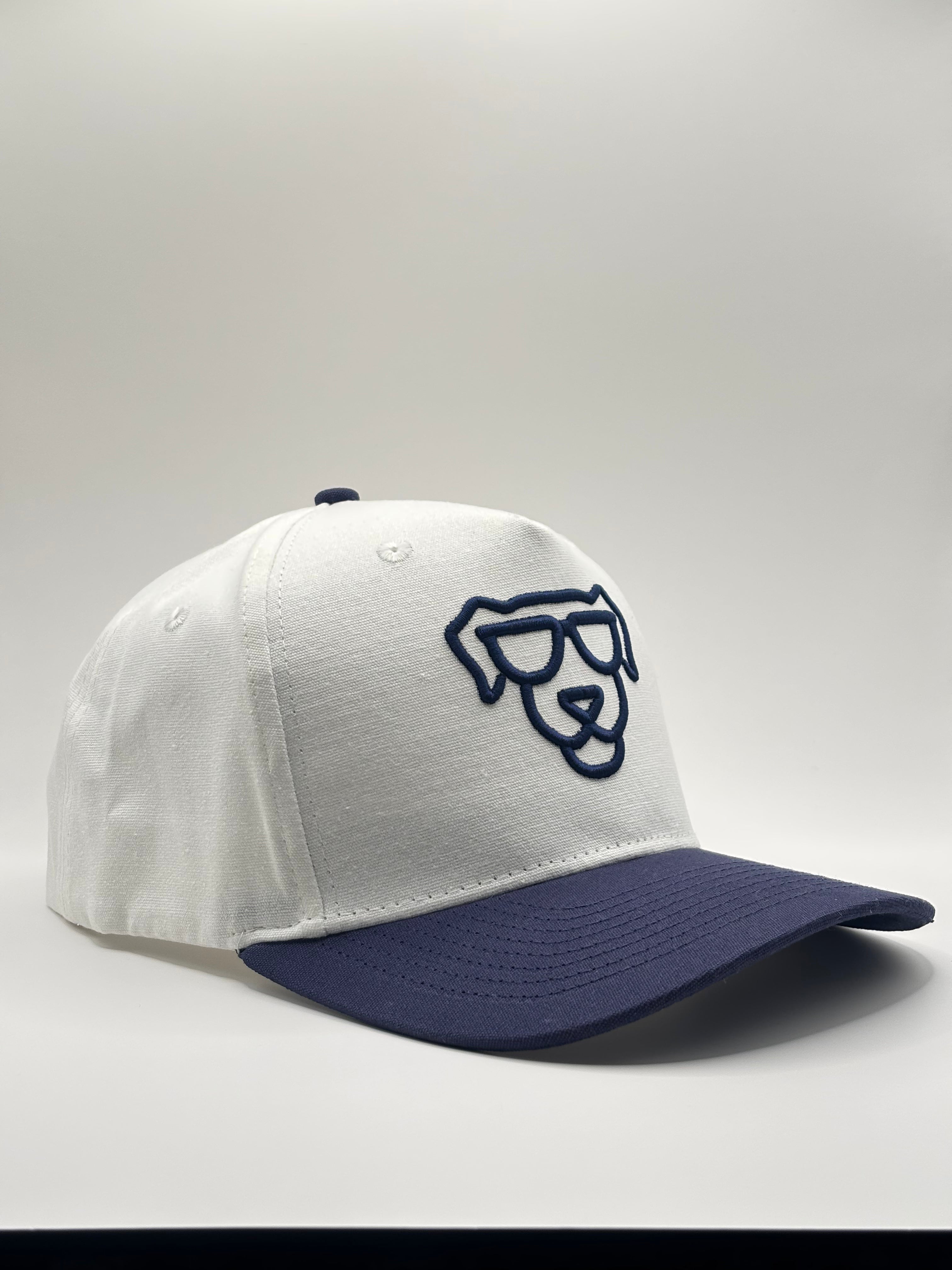 Wally's Hat - White and Navy