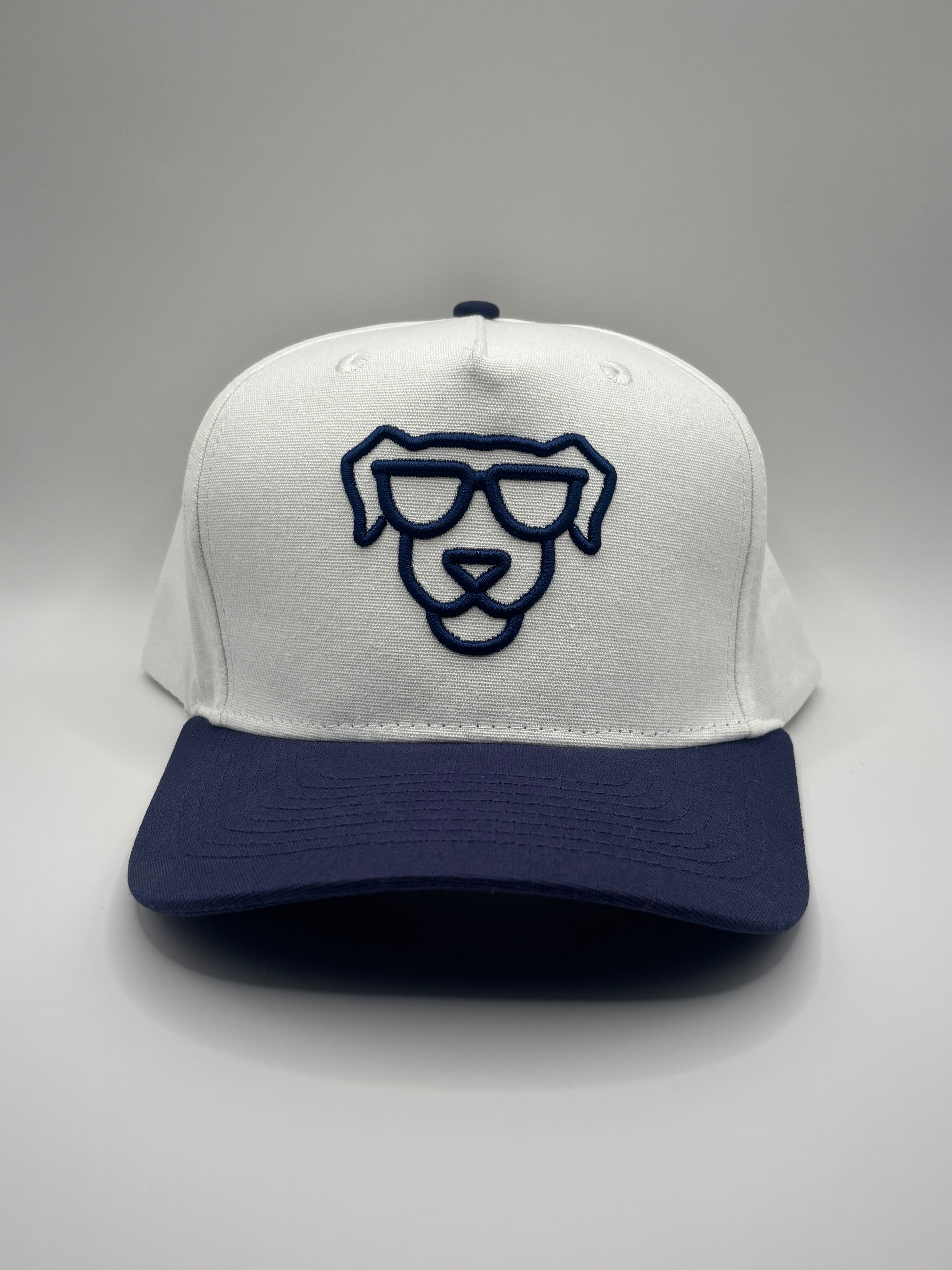 Wally's Hat - White and Navy